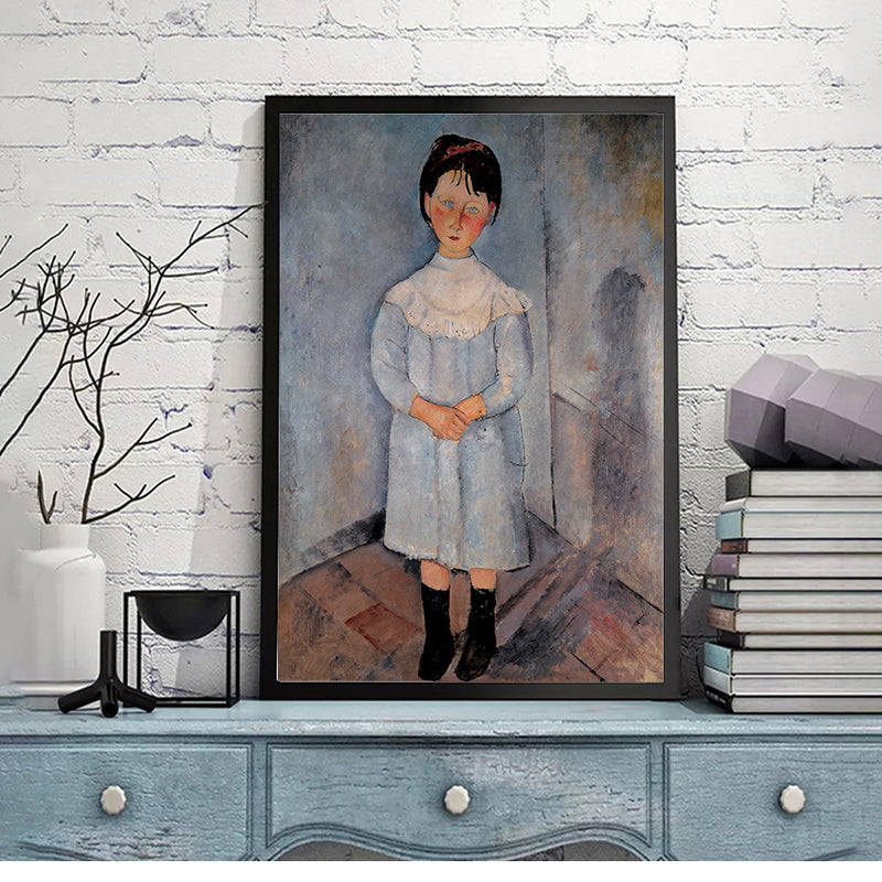 Little Girl in Blue by Amedeo Modigliani