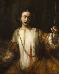 Lucretia by Rembrandt Harmenszoon van Rijn