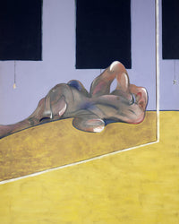 Lying Figure in Mirror by Francis Bacon