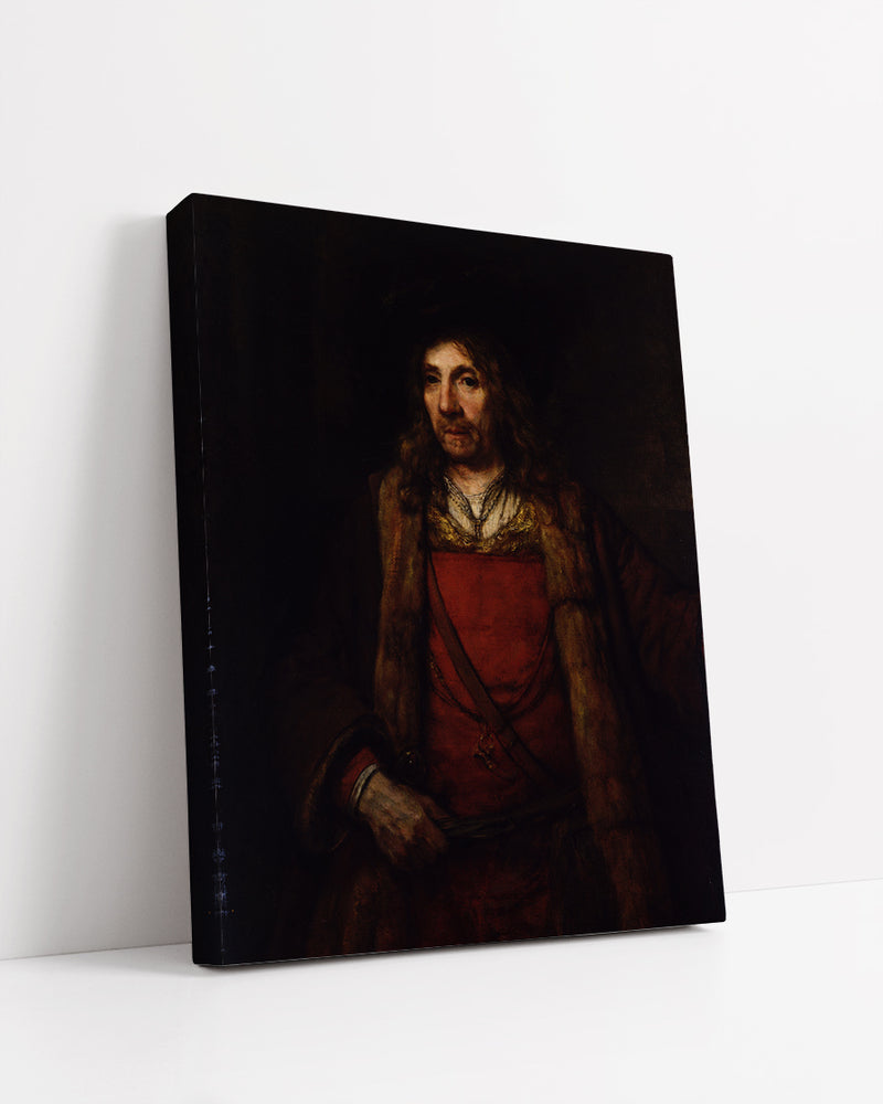 Man In A Fur-Lined Coat by Rembrandt Harmenszoon van Rijn