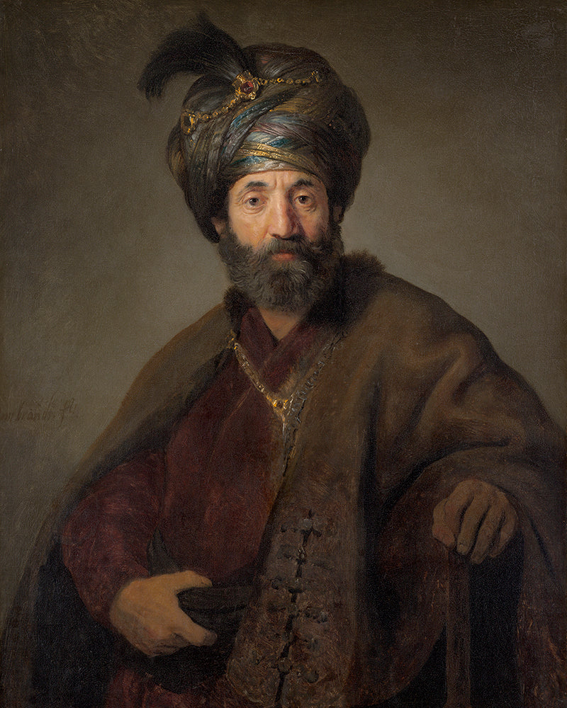 Man in Oriental Costume by Rembrandt Harmenszoon van Rijn