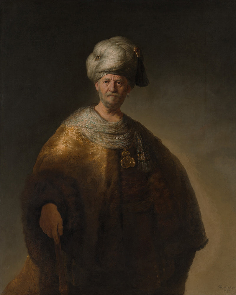 Man in Oriental Costume  by Rembrandt Harmenszoon van Rijn