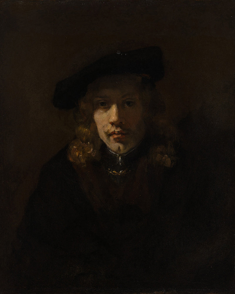 Man in a Beret by Rembrandt Harmenszoon van Rijn