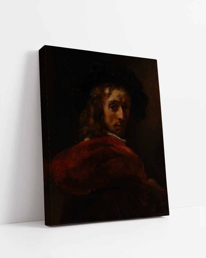 Man in a Red Cap  by Rembrandt Harmenszoon van Rijn