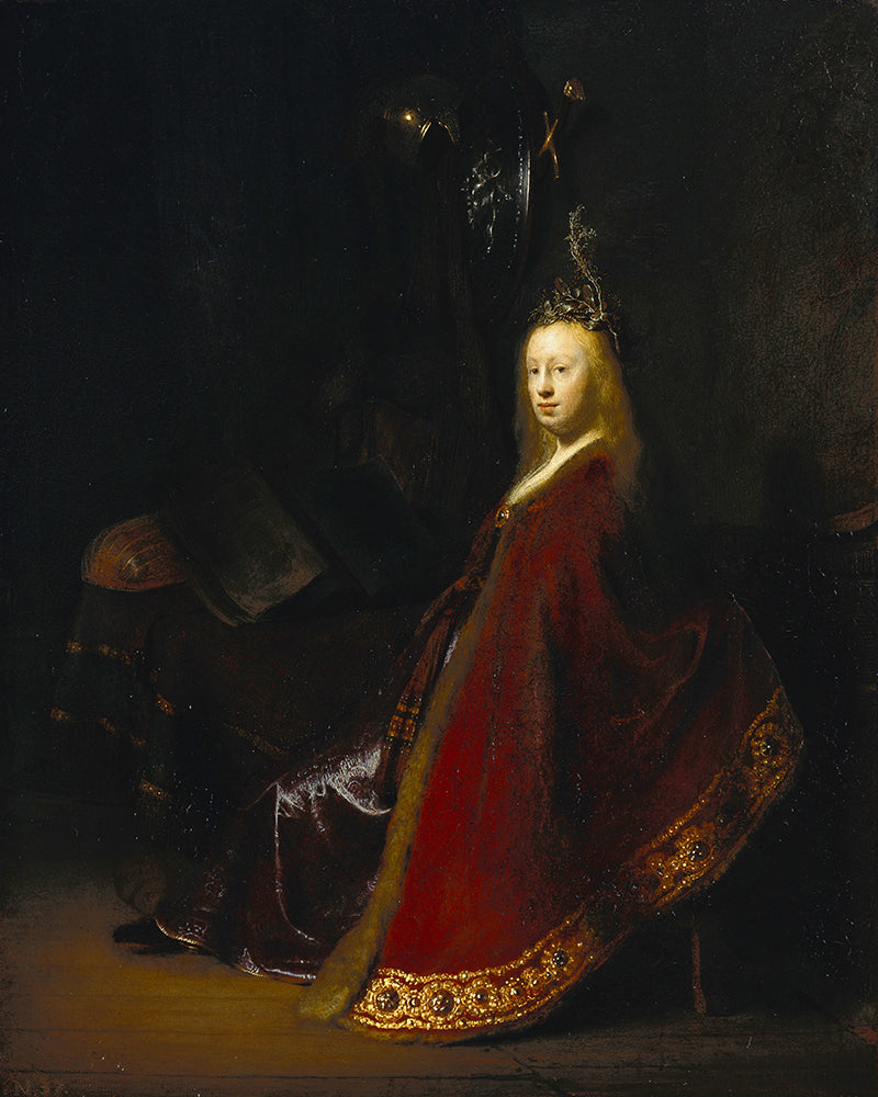 Minerva by Rembrandt Harmenszoon van Rijn