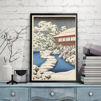 Mitsubishi_Fukagawa_bettei_no_zu by Kawase Hasui