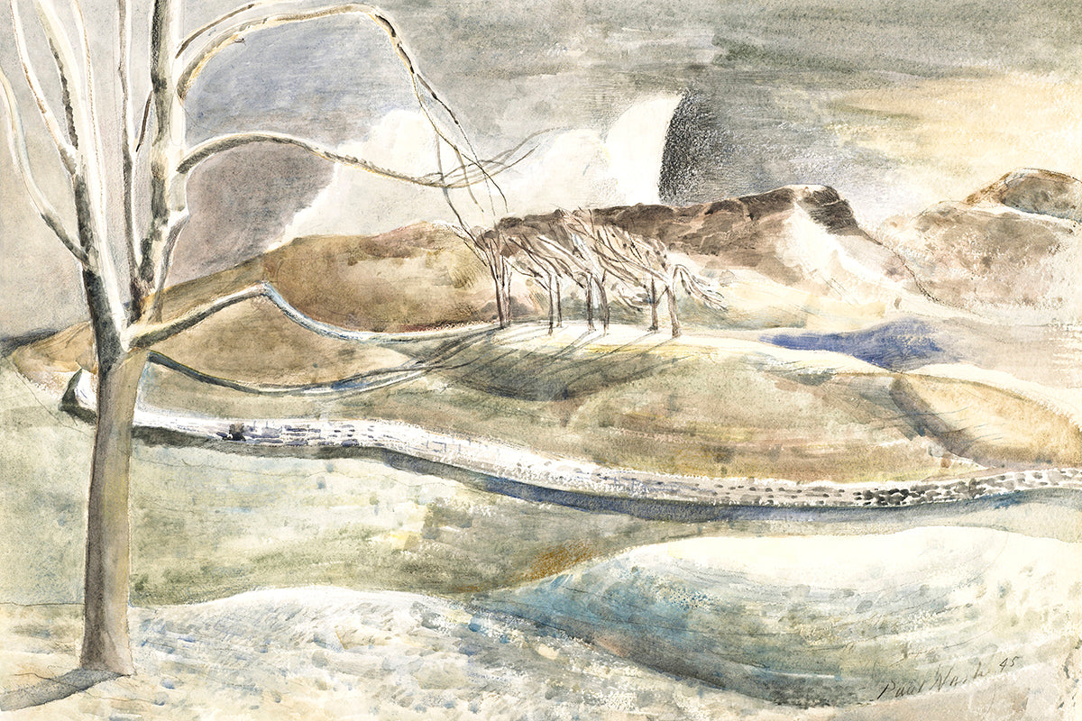 Moonrise over Cleeve Hill  by Paul Nash