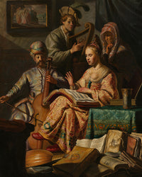 Musical Allegory by Rembrandt Harmenszoon van Rijn