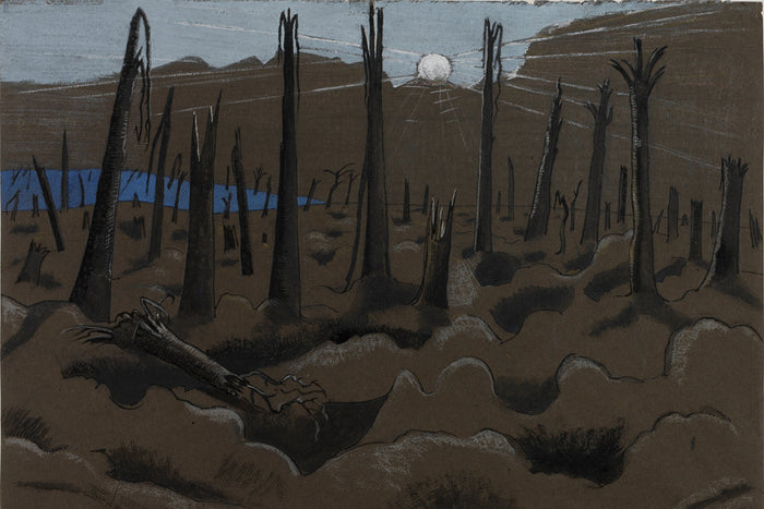 Sunrise, Inverness Copse by Paul Nash