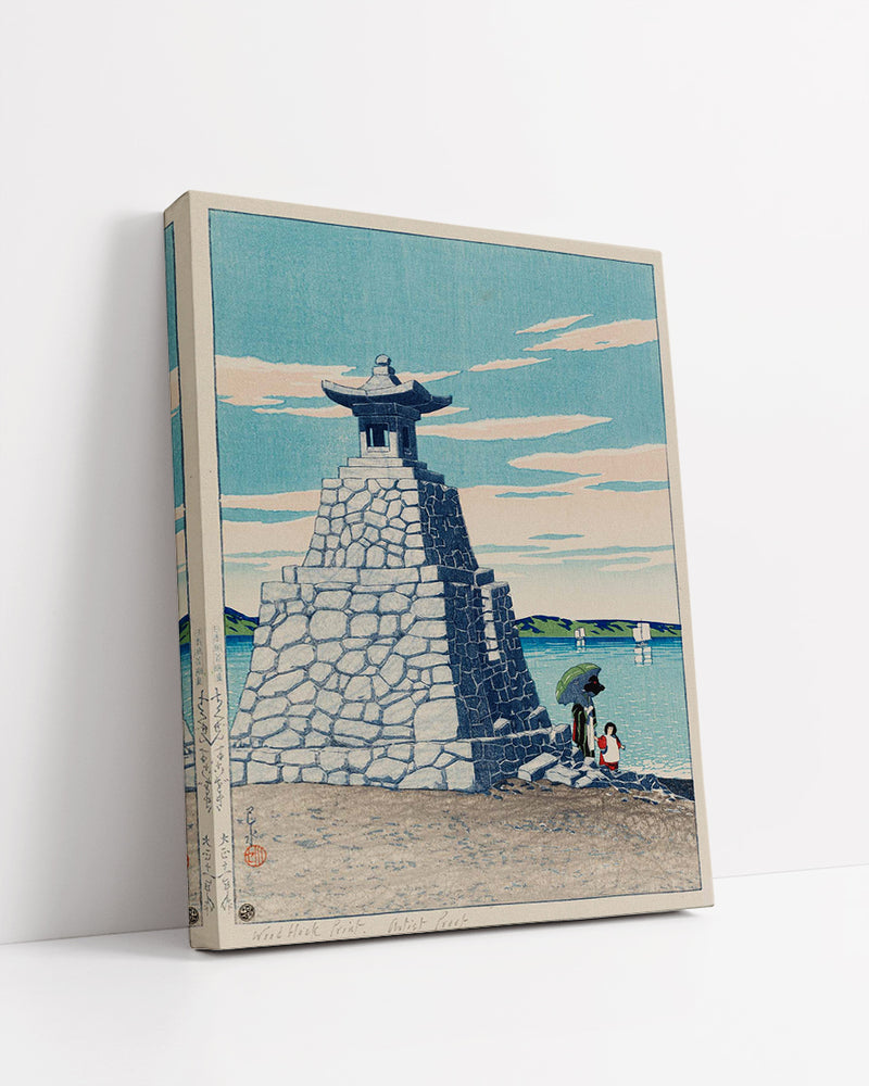 Nihon_fūkei_senshū,_Chikuzen_Hakozaki by Kawase Hasui