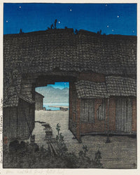 Nihon_fūkei_senshū,_Karatsu by Kawase Hasui