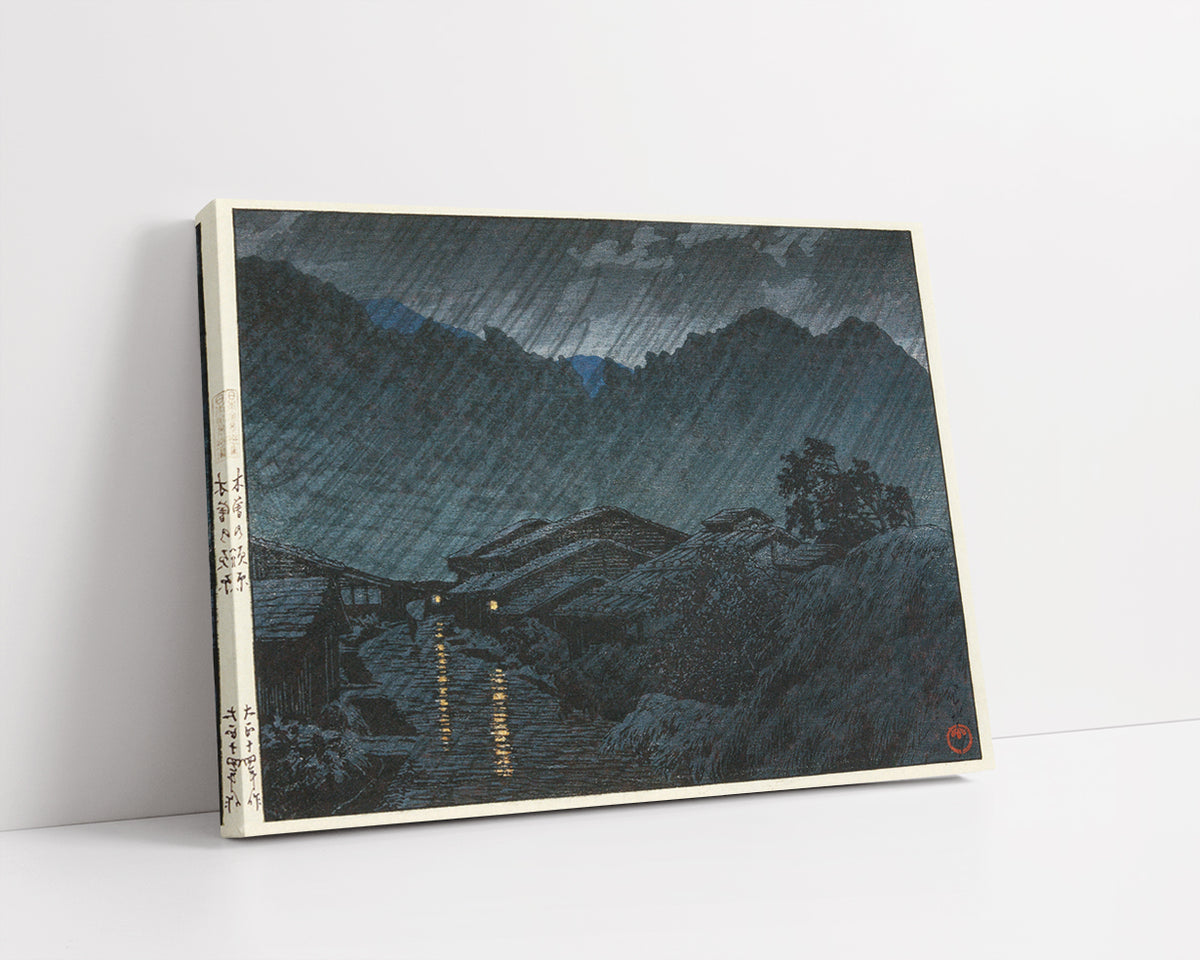 Nihon_fūkei_senshū,_Kiso_no_Suhara by Kawase Hasui