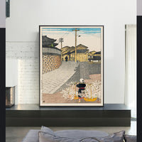 Nihon_fūkei_senshū,_Nagasaki_Kanaya-machi_by Kawase Hasui