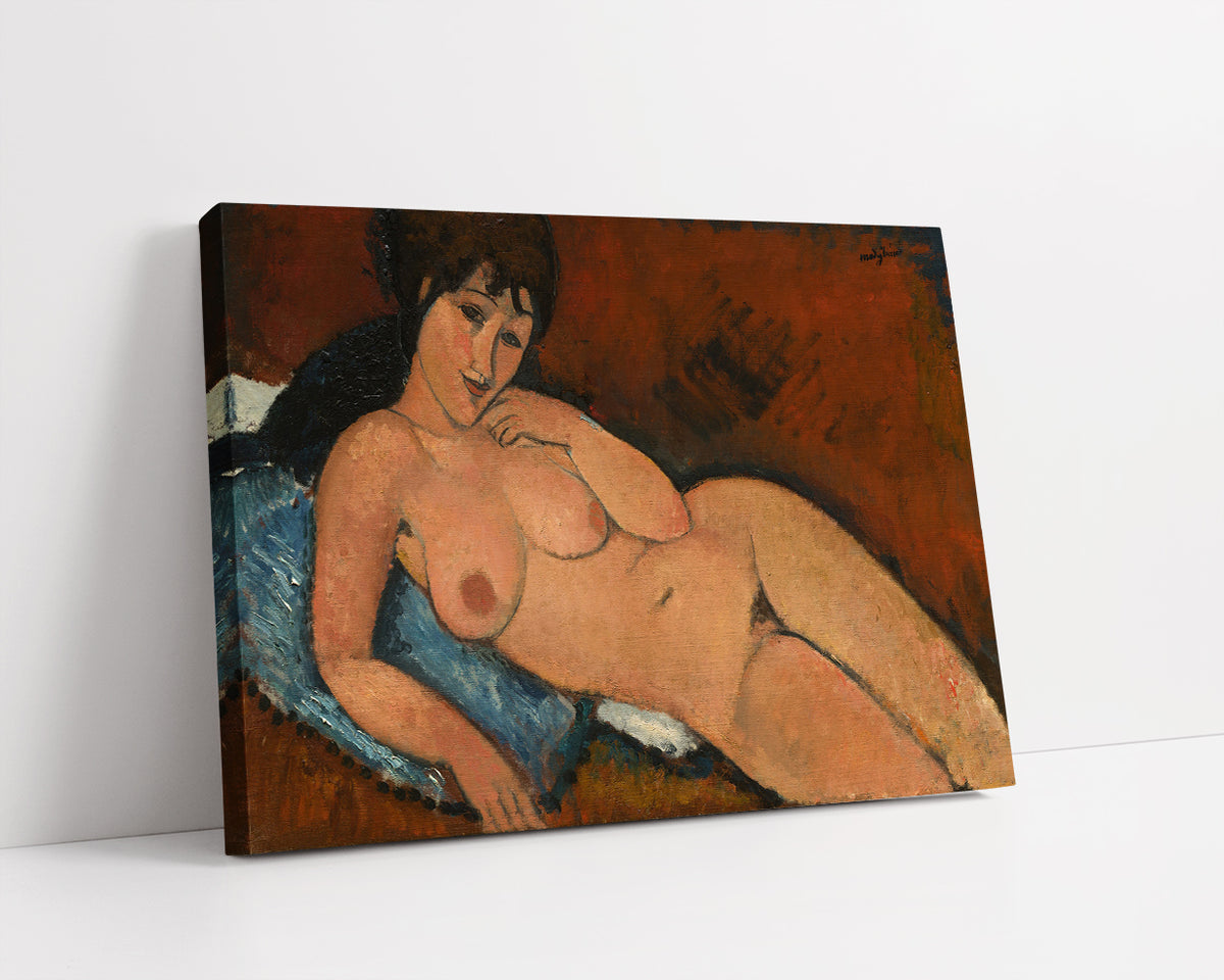 Nude on a Blue Cushion by Amedeo Modigliani
