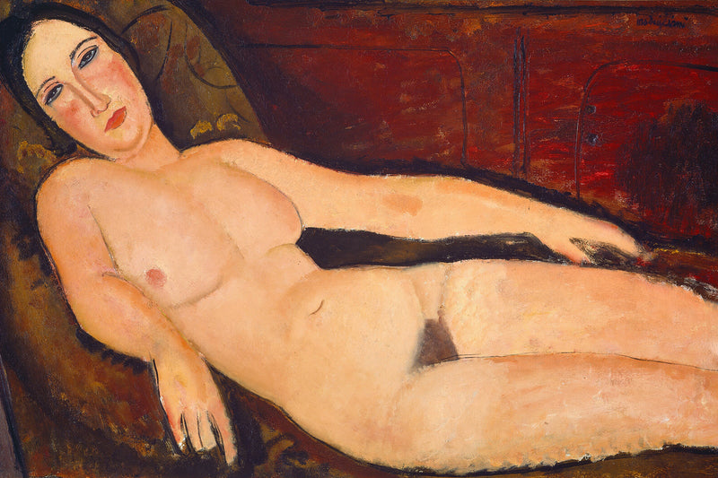 Nude on a Divan  by Amedeo Modigliani