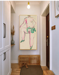 Nude with Green Shoes by San Yu