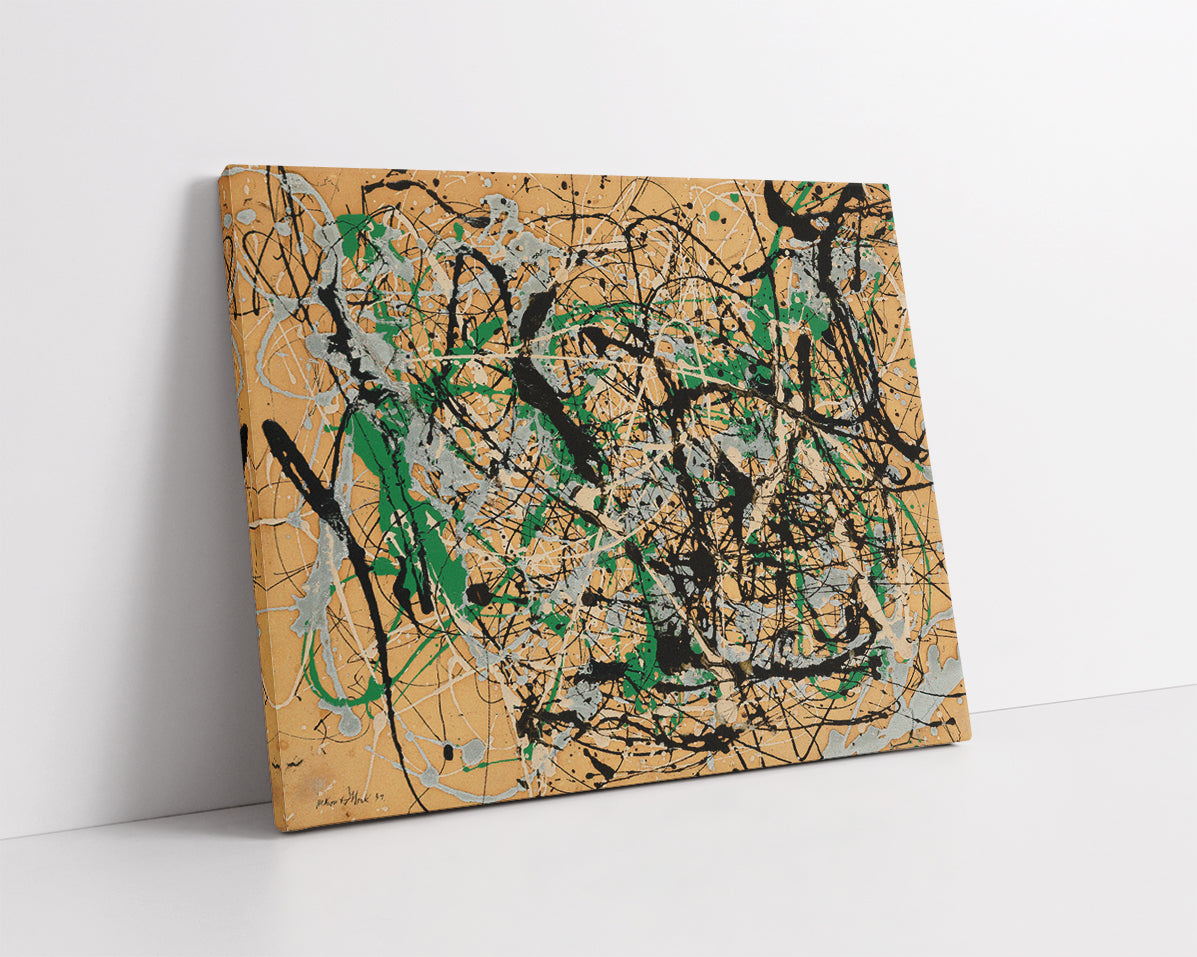 【オリジナル】アートパネル No.17 Number 17 by Jackson Pollock – ArtsCart.com