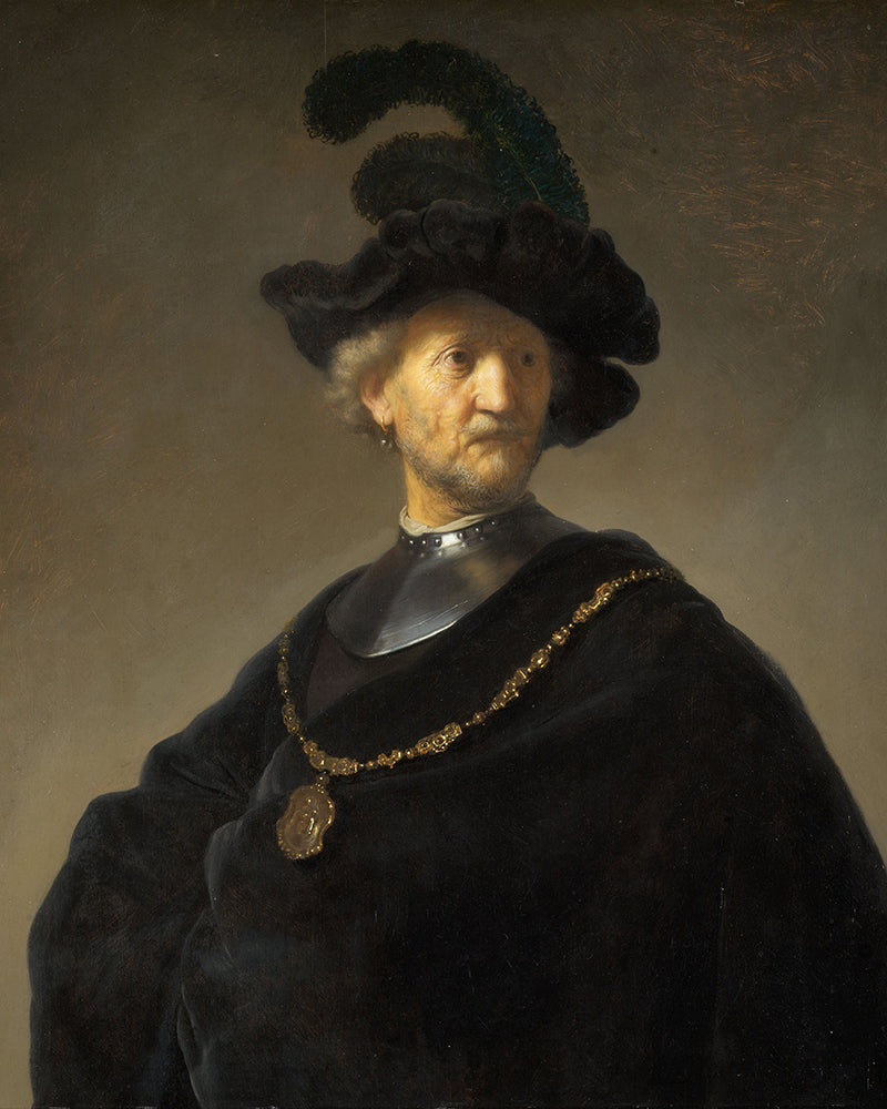 Old Man With A Gold Chain by Rembrandt Harmenszoon van Rijn