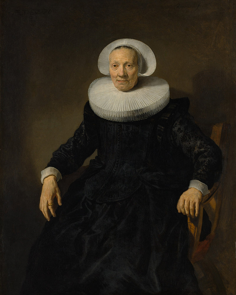 Old Woman in an Armchair by Rembrandt Harmenszoon van Rijn