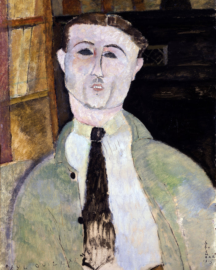 Paul Guillaume  by Amedeo Modigliani