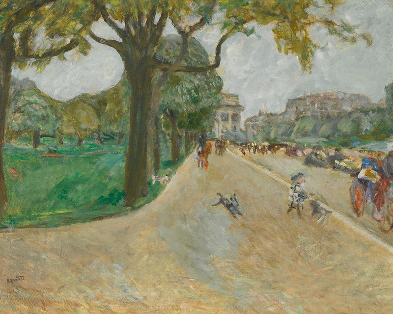 AVENUE DU BOIS by Pierre Bonnard