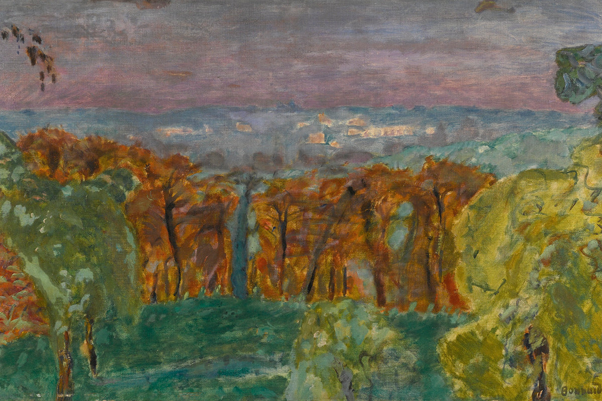 BOIS EN AUTOMNE by Pierre Bonnard