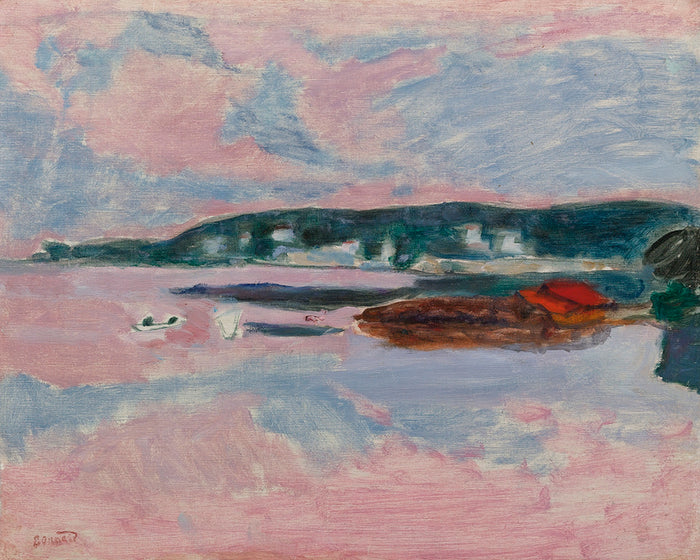 BORD DE MER AUX TOITS ROUGES by Pierre Bonnard