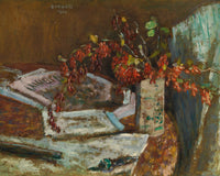 BOUQUET DE FLEURS SUR UNE TABLEby Pierre Bonnard