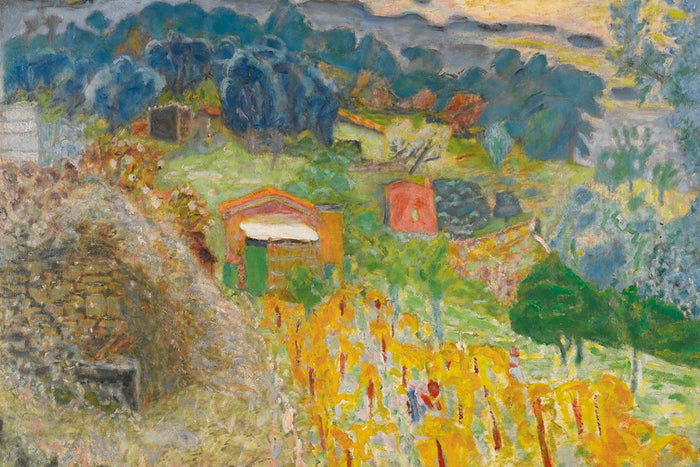 CABANONS AU CANNET by Pierre Bonnard