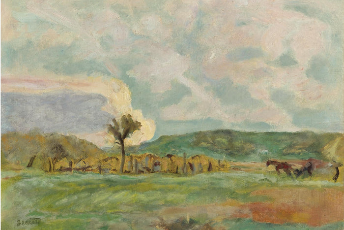 CAMPAGNE, LE LABOUR by Pierre Bonnard