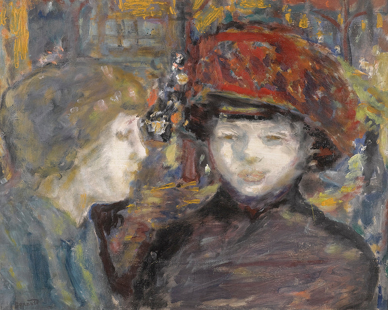 DANS LA RUE, DEUX FIGURES by Pierre Bonnard