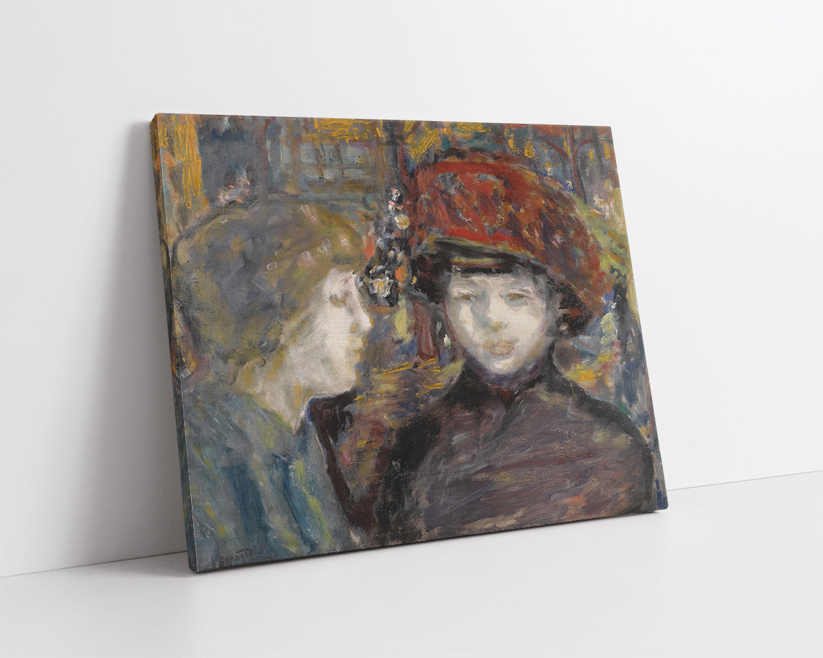 DANS LA RUE, DEUX FIGURES by Pierre Bonnard