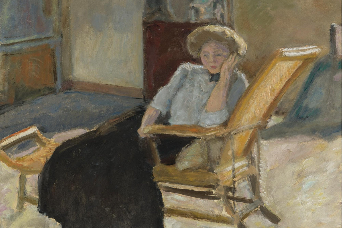 FEMME ASSISE  by Pierre Bonnard