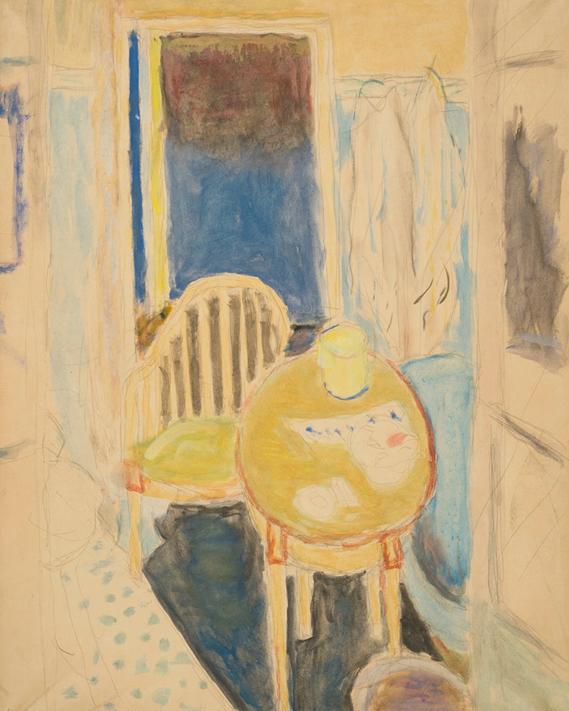 INTéRIEUR AU CANNET by Pierre Bonnard