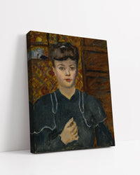 JEUNE FEMME, ROBE BLEU by Pierre Bonnard