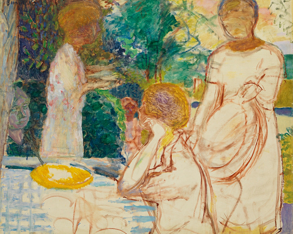 JEUNES FEMMES AU JARDIN by Pierre Bonnard