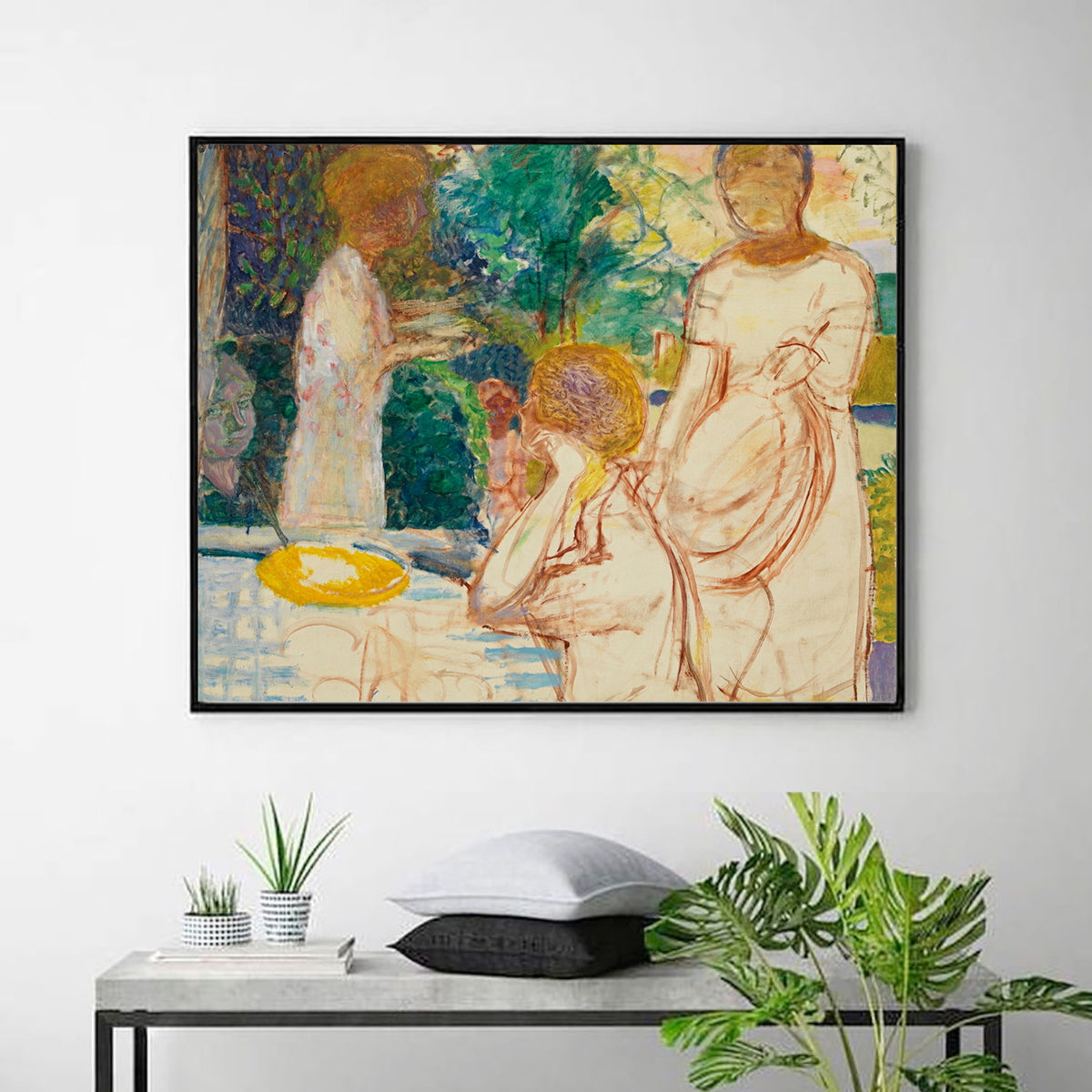 JEUNES FEMMES AU JARDIN by Pierre Bonnard