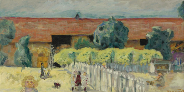 LA FERME  by Pierre Bonnard