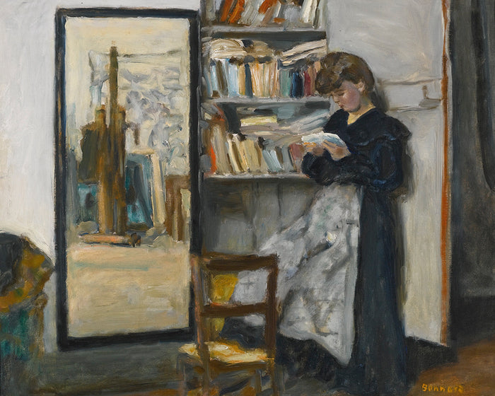 LA LECTURE by Pierre Bonnard