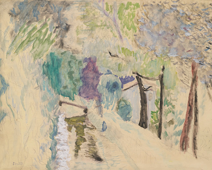 LA ROUTE, PAYSAGE AU CANNET by Pierre Bonnard