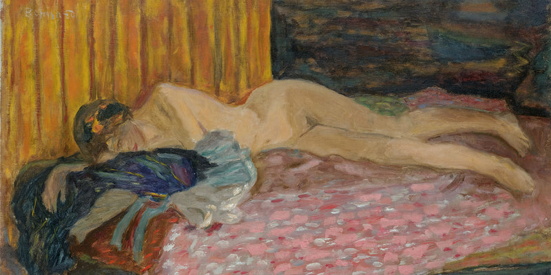 LE CANAPé ROSE by Pierre Bonnard