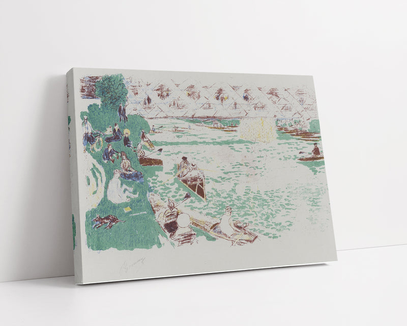 LE CANOTAGE  by Pierre Bonnard