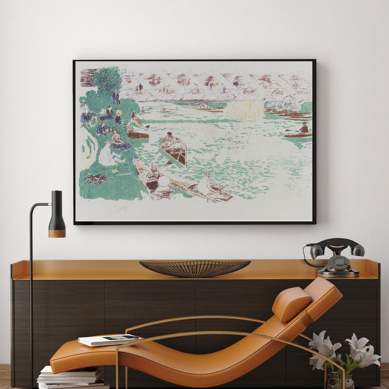 LE CANOTAGE  by Pierre Bonnard