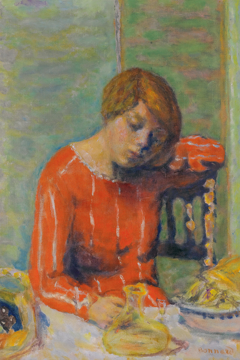 LE CORSAGE RAYé by Pierre Bonnard