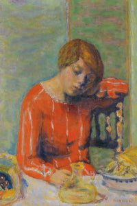 LE CORSAGE RAYé by Pierre Bonnard