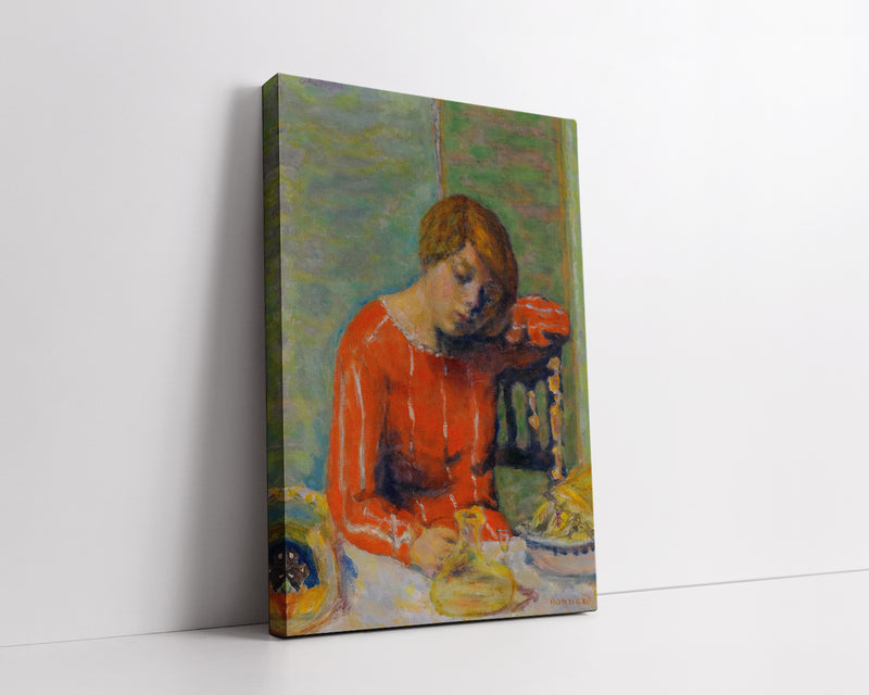 LE CORSAGE RAYé by Pierre Bonnard