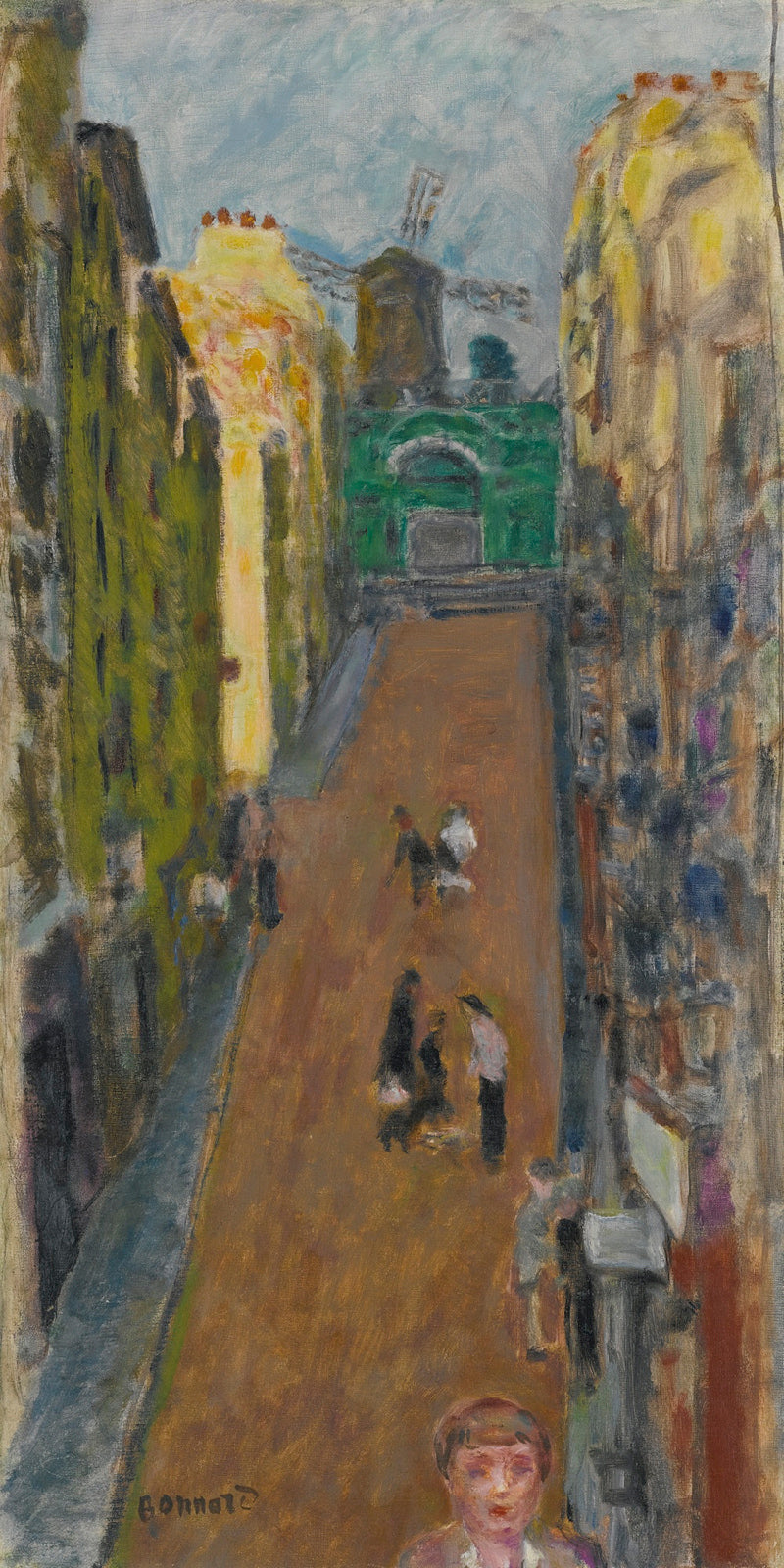 LE MOULIN OU MOULIN DE LA GALETTE OU by Pierre Bonnard