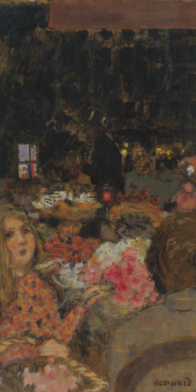 LE MOULIN ROUGE MARCHANDE DE FLEURS by Pierre Bonnard