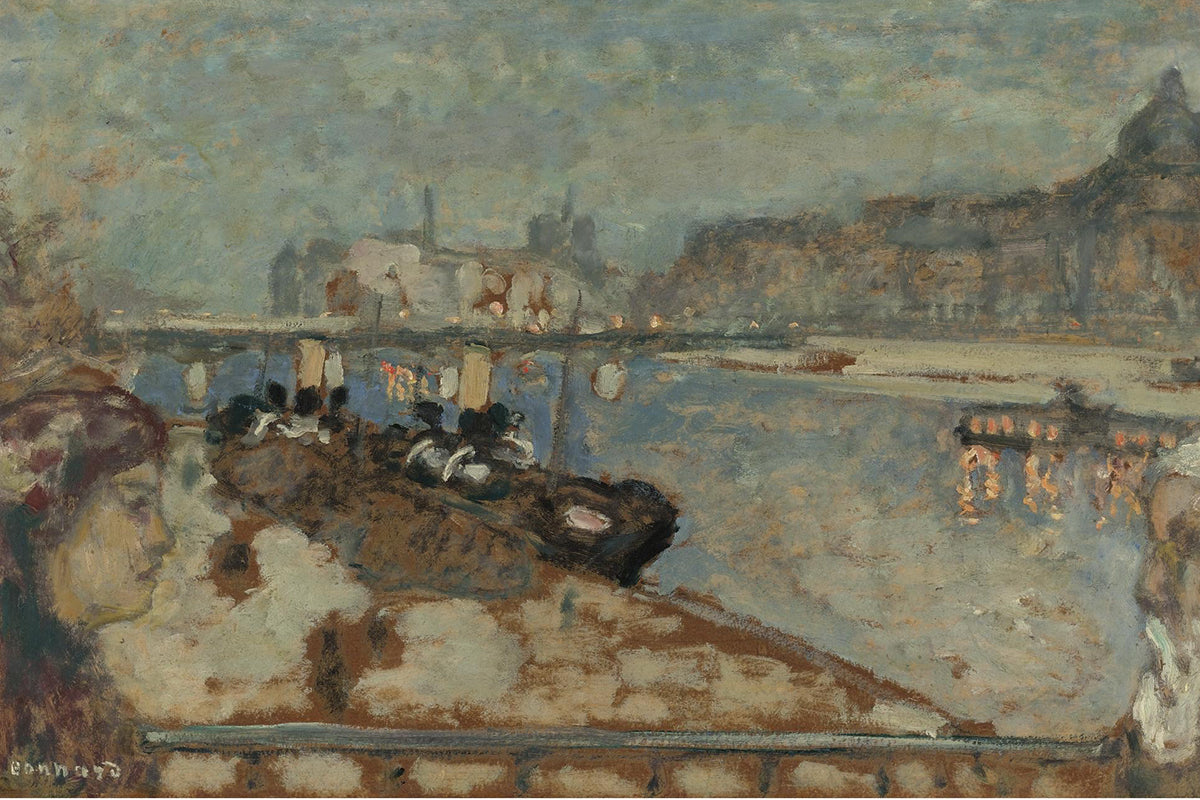 LES QUAIS DE PARIS by Pierre Bonnard