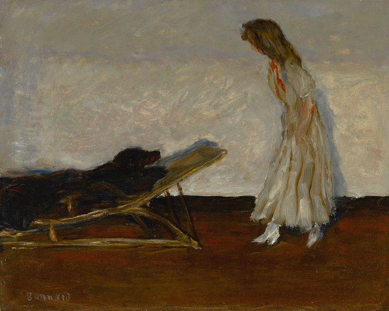 MARTHE ET LE CHIEN BLACK by Pierre Bonnard